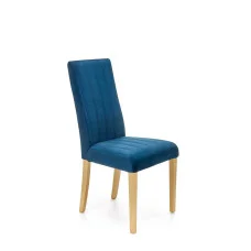 DIEGO 3 CHAIR, BLUE / HONEY OAK